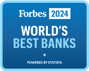 Forbes 2024 World's Best Banks, Powered by Statista